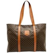 Pre-owned Canvas shoulder-bags Celine Vintage , Brown , Dames