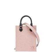 Pre-owned Leather handbags Louis Vuitton Vintage , Pink , Dames