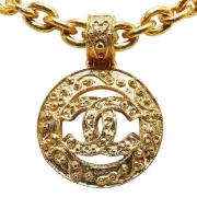 Pre-owned Metal chanel-jewelry Chanel Vintage , Yellow , Dames