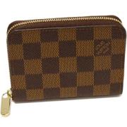 Pre-owned Canvas wallets Louis Vuitton Vintage , Brown , Dames