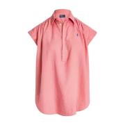 Roze linnen overhemd Ralph Lauren , Pink , Dames