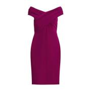 Paarse midi jurk Ralph Lauren , Purple , Dames