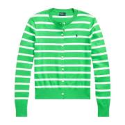 Groene Gestreepte Trui Ralph Lauren , Green , Dames