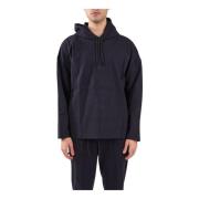 Stijlvolle Viscose Hoodie Hevo , Blue , Heren