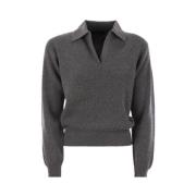 Grijze Sweater Collectie Fabiana Filippi , Gray , Dames