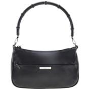 Pre-owned Leather gucci-bags Gucci Vintage , Black , Dames