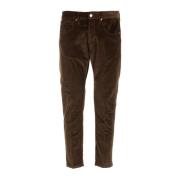 Bruine Skinny 5-Pocket Broek Nine In The Morning , Brown , Heren