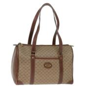 Pre-owned Leather gucci-bags Gucci Vintage , Beige , Dames