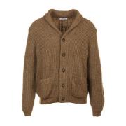 Bruine Cardigan Sweaters Gran Sasso , Brown , Heren