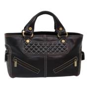 Pre-owned Leather celine-bags Celine Vintage , Black , Dames