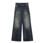 Stijlvolle Denim Jeans Diesel , Blue , Dames