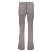 Jacquard Motief Broek met Logodetail Etro , Gray , Dames