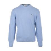 Lichtblauwe Sweaters Pullovers Lacoste , Blue , Heren