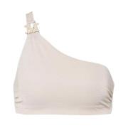 Asymmetrische Bikini Top Alexia Max Mara , Beige , Dames