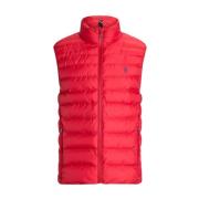 Rode gewatteerde vest Ralph Lauren , Red , Heren