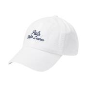 Witte Twill Ball Cap Ralph Lauren , White , Dames