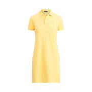 Katoenen Polo Jurk - Geel Ralph Lauren , Yellow , Dames