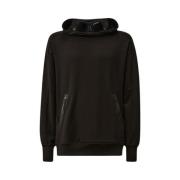 Verhoogde Fleece Goggle Hoodie C.p. Company , Black , Heren