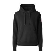 Zwarte hoodie kangoeroezak Canada Goose , Black , Heren