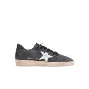 Zwarte leren sneakers Ball Star Golden Goose , Black , Heren