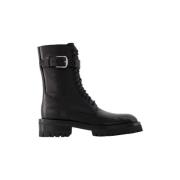 Leather boots Ann Demeulemeester , Black , Dames