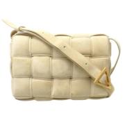 Pre-owned Suede shoulder-bags Bottega Veneta Vintage , Beige , Dames