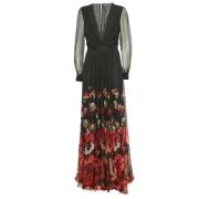 Pre-owned Silk dresses Gucci Vintage , Black , Dames