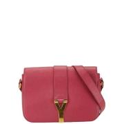 Pre-owned Leather shoulder-bags Yves Saint Laurent Vintage , Pink , Da...