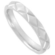 Pre-owned Platinum rings Chanel Vintage , Gray , Dames