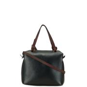 Pre-owned Leather handbags Celine Vintage , Black , Dames