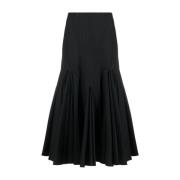 Zwarte Maxi Rok voor Moderne Vrouw Sportmax , Black , Dames