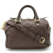 Pre-owned Leather handbags Louis Vuitton Vintage , Brown , Dames