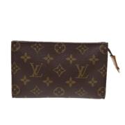 Pre-owned Canvas wallets Louis Vuitton Vintage , Brown , Dames