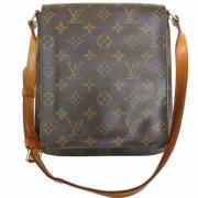 Pre-owned Fabric louis-vuitton-bags Louis Vuitton Vintage , Brown , Da...