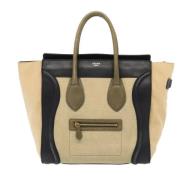 Pre-owned Canvas celine-bags Celine Vintage , Beige , Dames