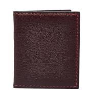 Pre-owned Leather wallets Hermès Vintage , Red , Dames