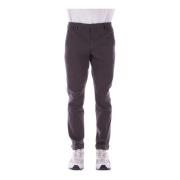 Bruine broek met ritssluiting Dondup , Brown , Heren