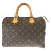 Pre-owned Canvas handbags Louis Vuitton Vintage , Brown , Dames