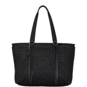 Pre-owned Canvas shoulder-bags Coach Pre-owned , Black , Dames