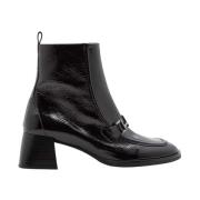 Zwarte mocassin-stijl enkellaars Hispanitas , Black , Dames