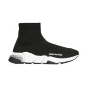 Zwarte Speed Sneakers Balenciaga , Black , Heren