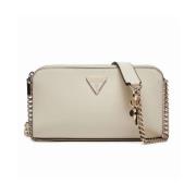 Daryna Status Crossbody Tas Guess , Beige , Dames