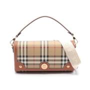 Pre-owned Canvas handbags Burberry Vintage , Beige , Dames