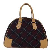 Pre-owned Fabric travel-bags Burberry Vintage , Red , Dames