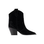 Leather boots aeyde , Black , Dames