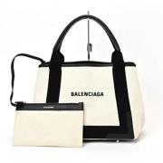 Pre-owned Canvas handbags Balenciaga Vintage , Beige , Dames