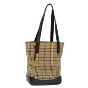 Pre-owned Canvas shoulder-bags Burberry Vintage , Brown , Dames