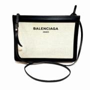 Pre-owned Canvas shoulder-bags Balenciaga Vintage , Beige , Dames