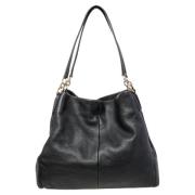 Pre-owned Leather shoulder-bags Coach Pre-owned , Black , Dames