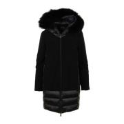 Zwarte Winter Hybrid Parka Jas RRD , Black , Dames